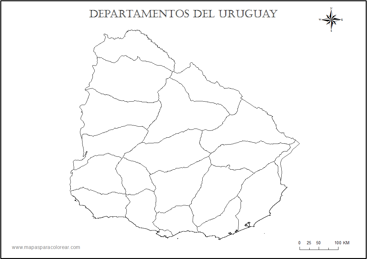 Mapas De Uruguay Para Colorear Y Descargar Colorear Imagenes Images